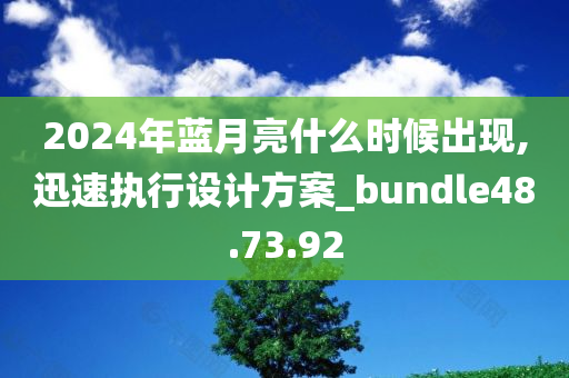 2024年蓝月亮什么时候出现,迅速执行设计方案_bundle48.73.92