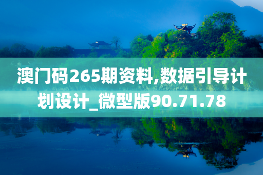 澳门码265期资料,数据引导计划设计_微型版90.71.78