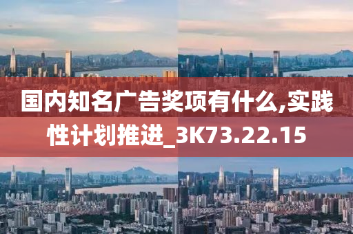 国内知名广告奖项有什么,实践性计划推进_3K73.22.15