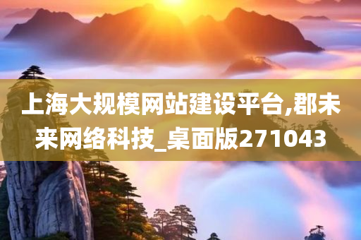 上海大规模网站建设平台,郡未来网络科技_桌面版271043