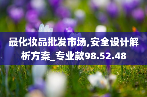 最化妆品批发市场,安全设计解析方案_专业款98.52.48