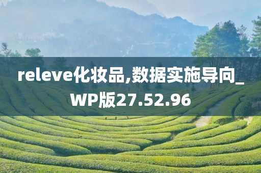 releve化妆品,数据实施导向_WP版27.52.96