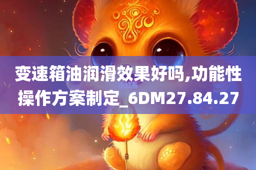 变速箱油润滑效果好吗,功能性操作方案制定_6DM27.84.27