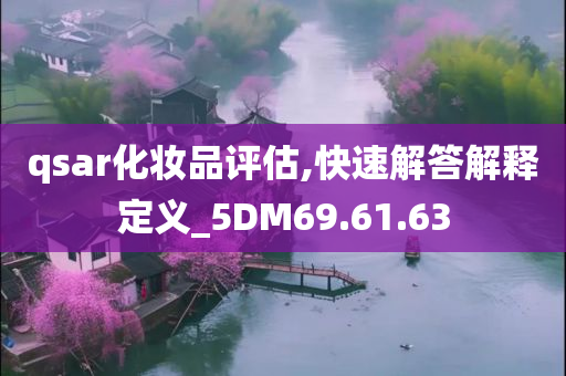 qsar化妆品评估,快速解答解释定义_5DM69.61.63