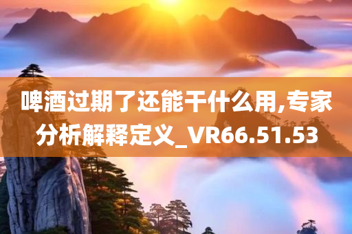 啤酒过期了还能干什么用,专家分析解释定义_VR66.51.53