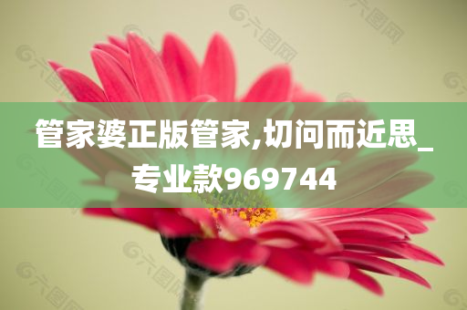 管家婆正版管家,切问而近思_专业款969744