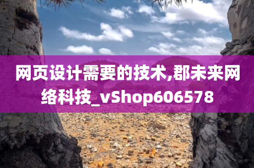 网页设计需要的技术,郡未来网络科技_vShop606578