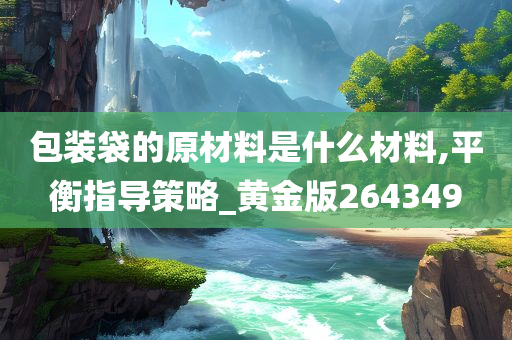 包装袋的原材料是什么材料,平衡指导策略_黄金版264349