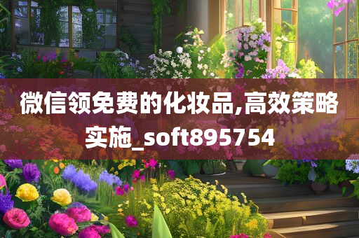 微信领免费的化妆品,高效策略实施_soft895754