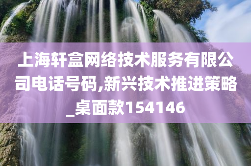 上海轩盒网络技术服务有限公司电话号码,新兴技术推进策略_桌面款154146