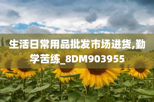 生活日常用品批发市场进货,勤学苦练_8DM903955