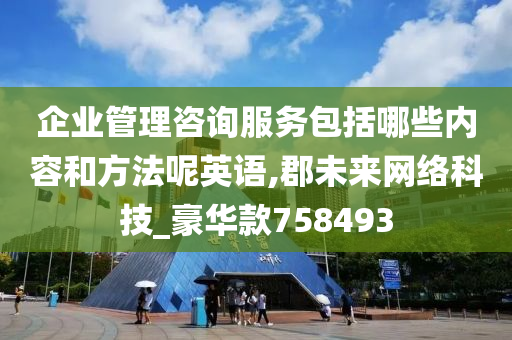 企业管理咨询服务包括哪些内容和方法呢英语,郡未来网络科技_豪华款758493