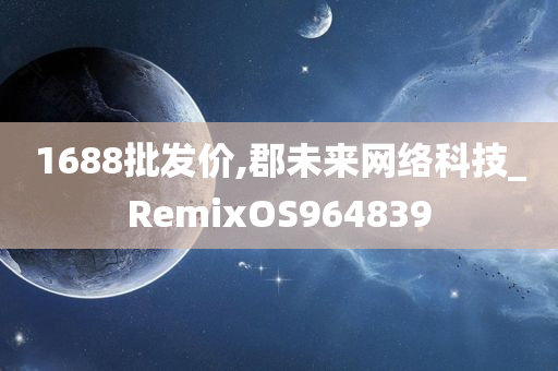 1688批发价,郡未来网络科技_RemixOS964839