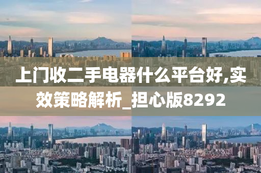 上门收二手电器什么平台好,实效策略解析_担心版8292