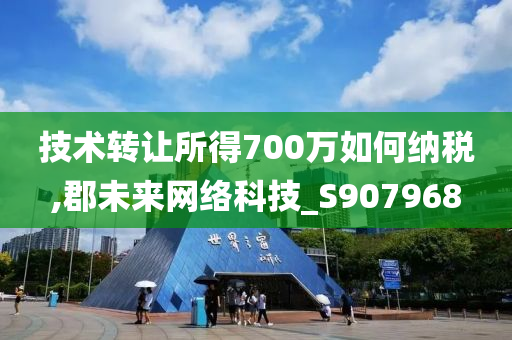 技术转让所得700万如何纳税,郡未来网络科技_S907968