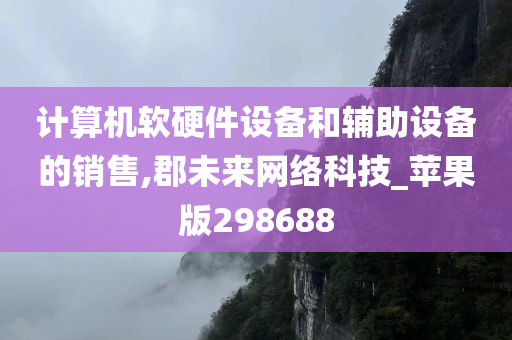 计算机软硬件设备和辅助设备的销售,郡未来网络科技_苹果版298688