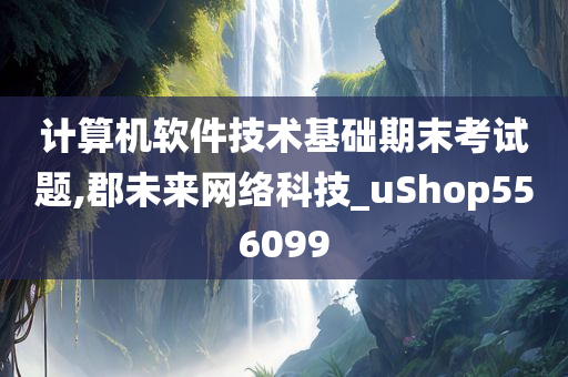 计算机软件技术基础期末考试题,郡未来网络科技_uShop556099