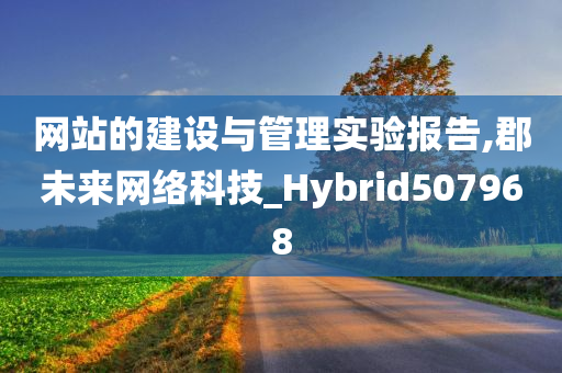 网站的建设与管理实验报告,郡未来网络科技_Hybrid507968