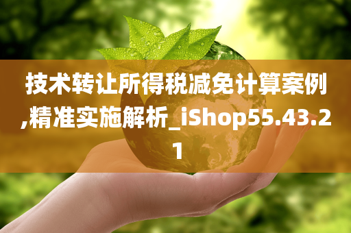 技术转让所得税减免计算案例,精准实施解析_iShop55.43.21