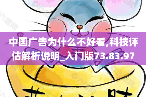 中国广告为什么不好看,科技评估解析说明_入门版73.83.97