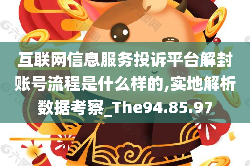 互联网信息服务投诉平台解封账号流程是什么样的,实地解析数据考察_The94.85.97