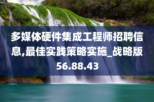 多媒体硬件集成工程师招聘信息,最佳实践策略实施_战略版56.88.43