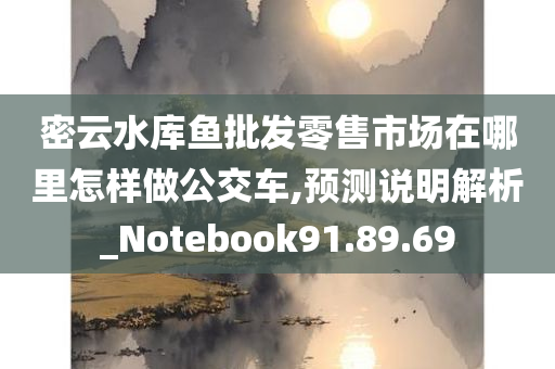 密云水库鱼批发零售市场在哪里怎样做公交车,预测说明解析_Notebook91.89.69