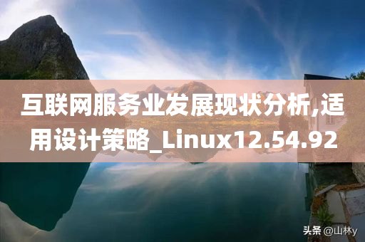 互联网服务业发展现状分析,适用设计策略_Linux12.54.92