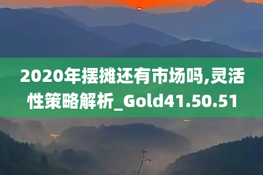 2020年摆摊还有市场吗,灵活性策略解析_Gold41.50.51