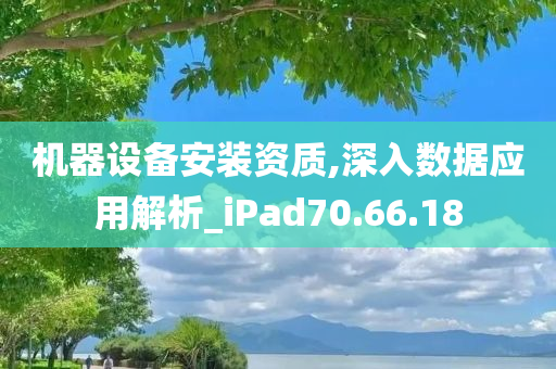 机器设备安装资质,深入数据应用解析_iPad70.66.18