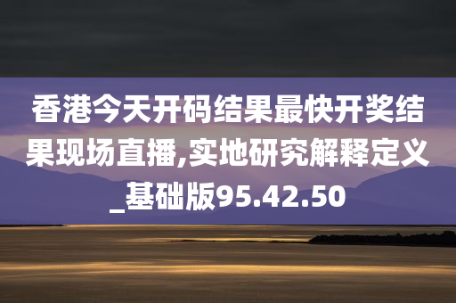 香港今天开码结果最快开奖结果现场直播,实地研究解释定义_基础版95.42.50